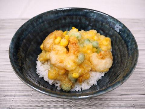 とうもろこしのかき揚げ丼